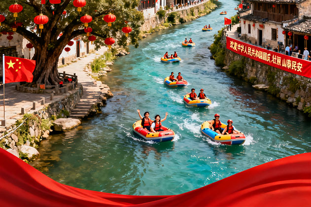 盛世华诞，畅游古溪